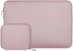 Laptop Sleeve 13-13.3 inch MacBook and notebooks Neoprene Bag Cover with Small Case - Pink