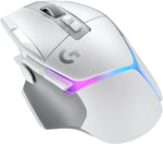Logitech G502 X PLUS LIGHTSPEED Wireless RGB Gaming Mouse LIGHTFORCE Hybrid Switches, LIGHTSYNC RGB, HERO 25K - White