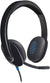 Logitech H540 Wired Headset, Stereo Headphone with Noise-Cancelling Microphone, USB - Black Headsets Logitech 