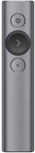 Logitech Spotlight Wireless Presentation Remote, 2.4 GHz and Bluetooth, USB-Receiver, Laser Pointer, 30-Meter Range - Grey Remote Controls Logitech 