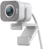 Logitech StreamCam – Live Streaming Webcam for Youtube and Twitch, Full 1080p HD 60fps, USB-C Connection - WHITE