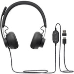 Logitech Zone Wired Headset with Noise-Canceling Mic Technology