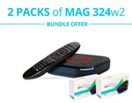 MAG324 W2 Infomir HEVC Set Top Box Latest Model Genuine Bundle Packs