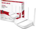 MERCUSYS 300 Mbps Wireless N Router with three 5dBi antennas, Plug & Play, no configuration required (MW305R)