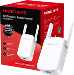 Mercusys AC1200 Dual Band Wi-Fi Range Extender, Broadband/Wi-Fi Extender, Wi-Fi Booster, Plug and Play, WPS, UK Plug (ME30)