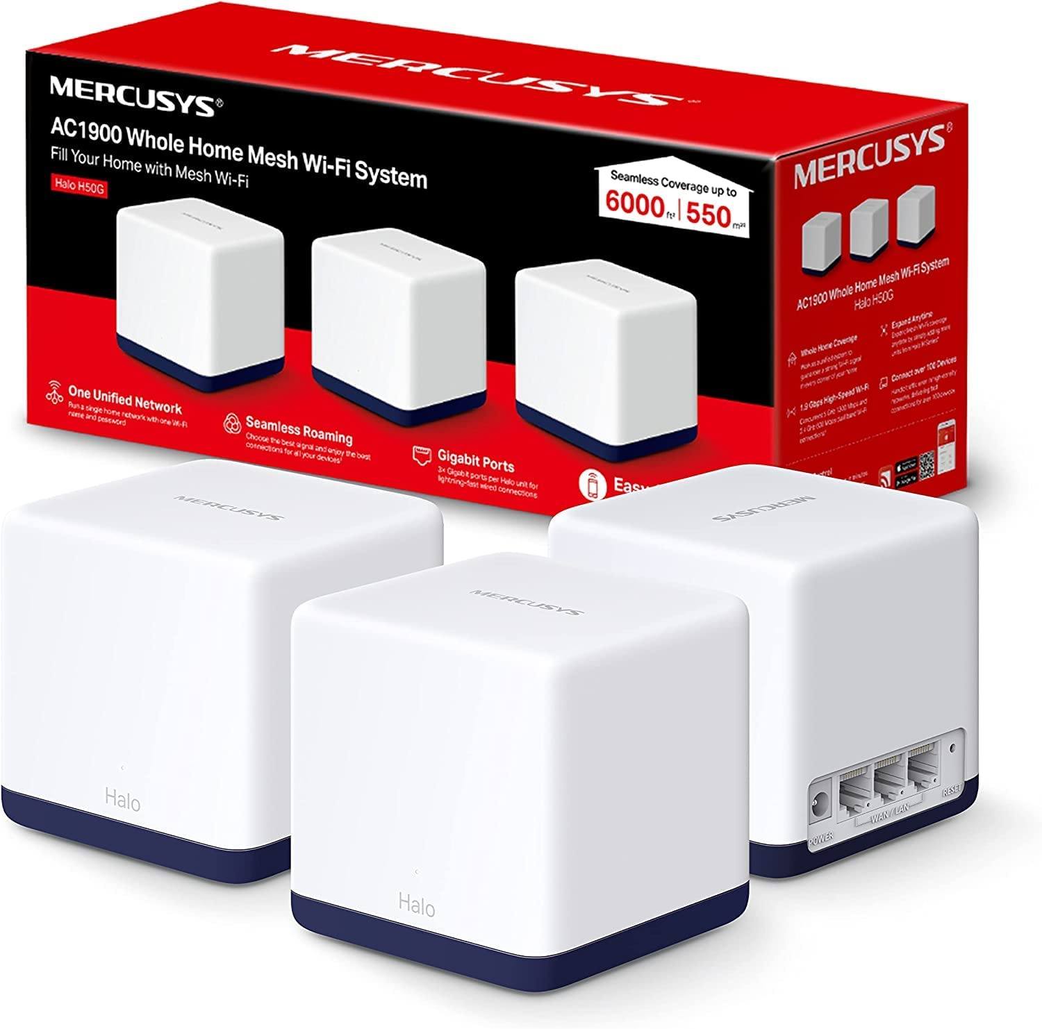 Mercusys AC1900 Whole Home Mesh Wi-Fi System, Coverage Up To 6,000 Ft² &  More - Newtech Store Saudi Arabia