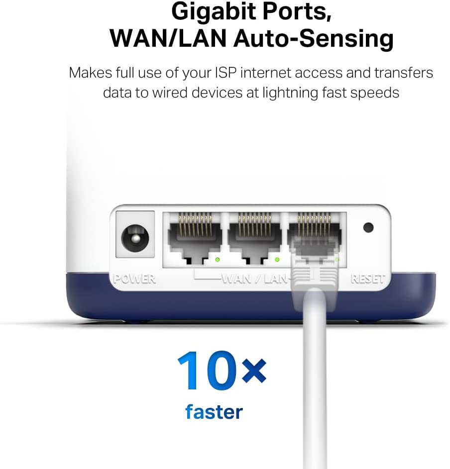 Mercusys AC1900 Whole Home Mesh Wi-Fi System, Coverage Up To 6,000 Ft² ...