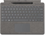 Microsoft Surface Pro 8 or Pro X - Signature Type cover - Silver - and Slim Pen 2 - Black - bundle