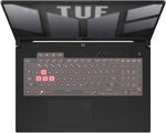 MiNGFi Silicone Keyboard Cover for ASUS TUF Dash F15(2022) TUF Gaming A15 A17 F15 F17(2022) - Transparent