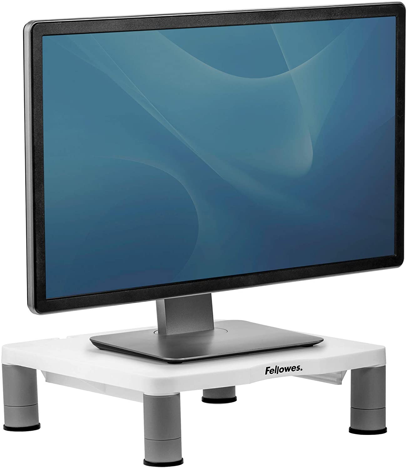 Monitor Adjustable Riser Stand Three Different Height Non-Skid Foot Rings
