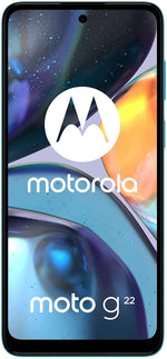 Motorola G22, 128GB ROM, 4GB RAM, Iceberg Blue, Regular