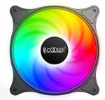 Newtech 12cm Computer Cooling Fan 120mm 3/4pin Silent Pc Case Single Led Glow Fans For Pc