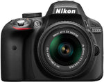 Nikon D3300 Digital SLR Camera (24.2 MP, 3 inch LCD) - Black (Renewed)