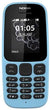 Nokia 105 Blue, Dual Sim, 105-2018 Mobile Phones Nokia 