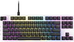NZXT Function TKL Mechanical Keyboard PC Gaming Mechanical Keyboard - Linear RGB Switches - Aluminum Top Plate - White