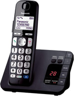 Panasonic KX-TGE720 Big Button DECT Cordless Telephone with Nuisance Call Blocker & Digital Answering Machine (Single Handset Pack) – Black