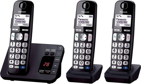 Panasonic - 723 Panasonic KX-TGE723 Big Button DECT Cordless Telephone With