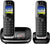 Panasonic KX-TGJ322EB Twin Handset Cordless Home Phone with Nuisance Call Blocker and LCD Colour Display - Black Mobile Phones Panasonic 