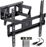 PERLESMITH TV & Monitor Wall Bracket, Swivel Tilt TV Mount for 32-55 Inch up to 45kg, Max VESA 400x400mm