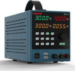 Programmable DC Power Supply (0-30 V 0-10 A) HM310T High Precision 4-Digit Voltage Current Power Time Display Variable Switching Digital Power Supply with PC Software and USB Interface