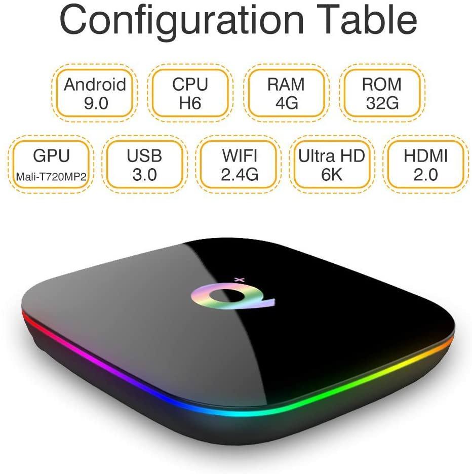 Q PLUS Android 9.0 TV BOX 4GB RAM/32GB ROM H6 Quad - Newtech Store ...