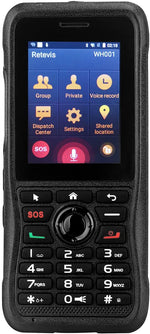 Retevis RB21 4G Network Walkie Talkie, Long Range Network Two Way Radio, 2800mAh with Sim Card Slot 4G and Wi-Fi - Black, 1Pcs