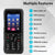 Retevis RB21 Zello Walkie Talkie Phones, 4G LTE Long Range Smartphone with GPS, (2 Pack) Phone Retevis 