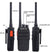 Retevis RT24 Walkie Talkie PMR446 License-free Professional Two Way Radio with USB Charger and Earpieces (Black, 1 Pair) Mobile Phones Retevis 
