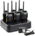 Retevis RT27 Walkie Talkie, with 6 Way Charger, PMR446 License-free, 16 Channels, VOX, Two Way Radio (6 Pack, Black) Phone Retevis 