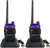 Retevis RT5R Walkie Talkie Professional, Dual Band Long Range 2 Way Radio with USB Charger, 15Km Range (Black, 2Pcs) Phone Retevis 