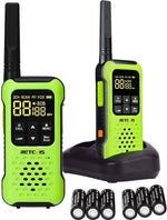 Retevis RT649P IP67 Waterproof Walkie Talkie, Floating on water ,PMR446 and with SOS Alarm - 2 Units