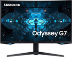 SAMSUNG 27-inch Odyssey G7 QHD 1000R Curved Gaming Monitor 240hz,1ms,G-SYNC & FreeSync, QLED