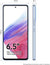 SAMSUNG Galaxy A53 5G Mobile Phone SIM Free Android Smartphone, 128GB, 8GB RAM, Light Blue (KSA Version) Mobile Phones Samsung 