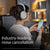 Sony WH-1000XM5 Noise Cancelling Wireless Headphones - 30 hours battery life - Over-ear style - with built-in mic for phone calls - Silver Headphones SONY 