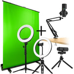 Streampify Complete Bundle Including MIC ARM, CAM, LIGHT 10 & 14, AND SCREEN LIFT