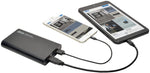 Tripp Lite Portable 2-Port USB Battery Charger Mobile Power Bank 12,000mAh w/ Auto-Sensing UPB-12K0-S2X2U, black
