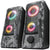 Trust Gaming GXT 606 Javv RGB-Illuminated 2.0 PC Speakers, 12 W Peak Power, 3.5 mm Jack Speakers Trust Gaming 