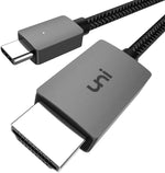 USB C to HDMI Cable 4K, uni USB Type C to HDMI Cable ( Thunderbolt 3 Compatible ) 1.8 meter