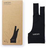 Wacom Drawing Glove – Glove for drawing on a graphic display (for right and left-handers, black), One Size