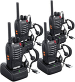 Walkie Talkies,eSynic 4Pcs Professional Long Range Rechargeable With VOX Function