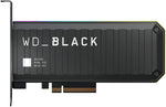 WD_BLACK AN1500 2TB NVMe SSD RGB Add-In-Card, read speed up to 6500MB/s and write speed up to 4100MB/s