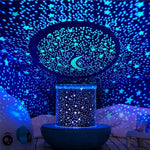 WINICE Star Projector Night Light for Kids with Timer, Rotating and Remote Control, Bedroom Projector - 6 Sets of Film