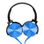 Wired headset Headphones Newtech Blue 