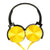 Wired headset Headphones Newtech Golden 