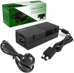 Xbox One Power Supply Brick, AC Adapter Charger Cord Replacement Kit with UK 3-Pin Power Cable For Microsoft XBOX One