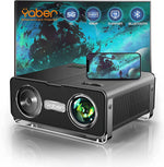 YABER V10 Projector 5G WiFi 8500 Lumen Bi-Directional Bluetooth 5.0 Projectors Real 1920 x 1080P Support 4K&PPT [Carrying Bag Included] Movie Night 4P/4D Keystone&Digital Zoom-50% For iOS/Android etc.