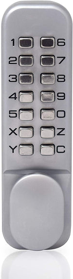 Yale P-DL02-SC Push Button Door Lock, Chrome Finish, Hold Open Function, for commercial buildings or private home use