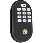 Yale Real Living Assure Lock Push-Button Deadbolt (Oil-Rubbed Bronze) with Connected by August