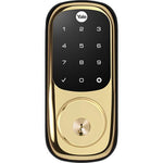 Yale Real Living Assure Lock Touchscreen Deadbolt (Polished Brass) with Connected by August