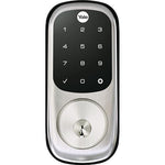Yale Real Living Assure Lock Touchscreen Deadbolt (Satin Nickel) with Connected by August